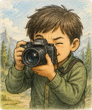 Illustration of cameras take pictures for the question "How do cameras take pictures?"