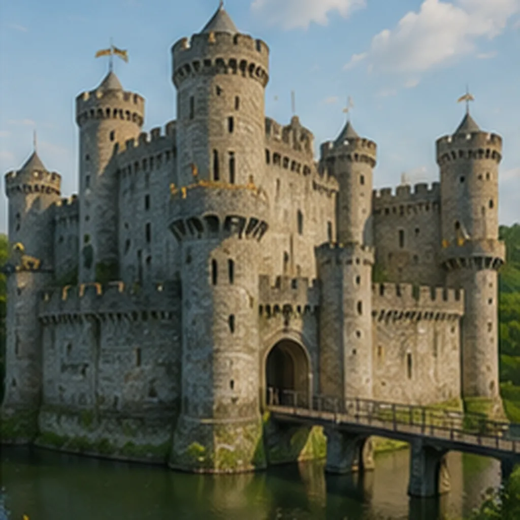 Illustration of castles have moats for the question "Why do castles have moats?"