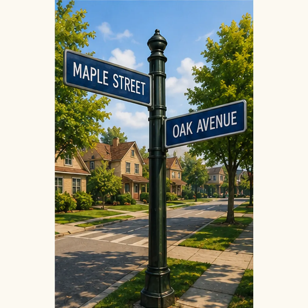 Illustration of streets have names for the question "Why do streets have names?"