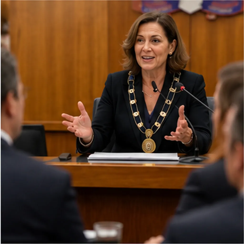 Illustration of a mayor actually do for a whole town or city for the question "What does a mayor actually do for a whole town or city?"