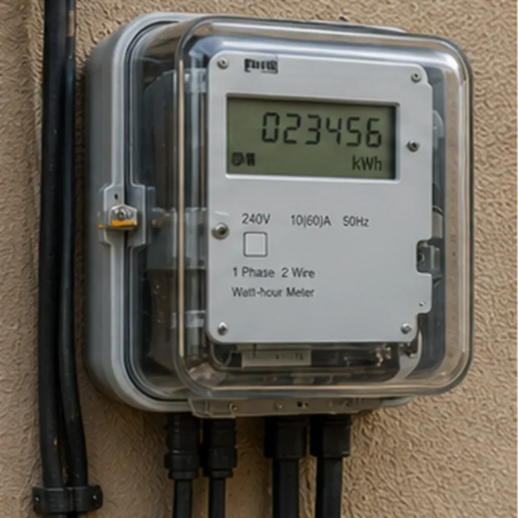 Illustration of your home get billed for exactly the electricity it uses for the question "How does your home get billed for exactly the electricity it uses?"