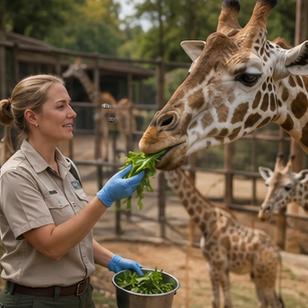 Illustration of zookeepers know exactly what each different animal needs to stay healthy for the question "How do zookeepers know exactly what each different animal needs to stay healthy?"