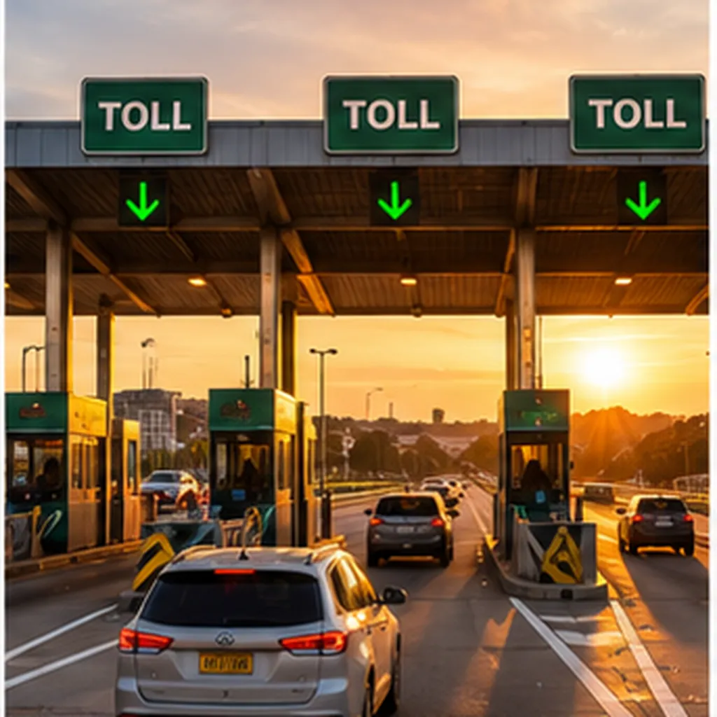 Illustration of drivers have to pay money to use certain roads or bridges for the question "Why do drivers have to pay money to use certain roads or bridges?"