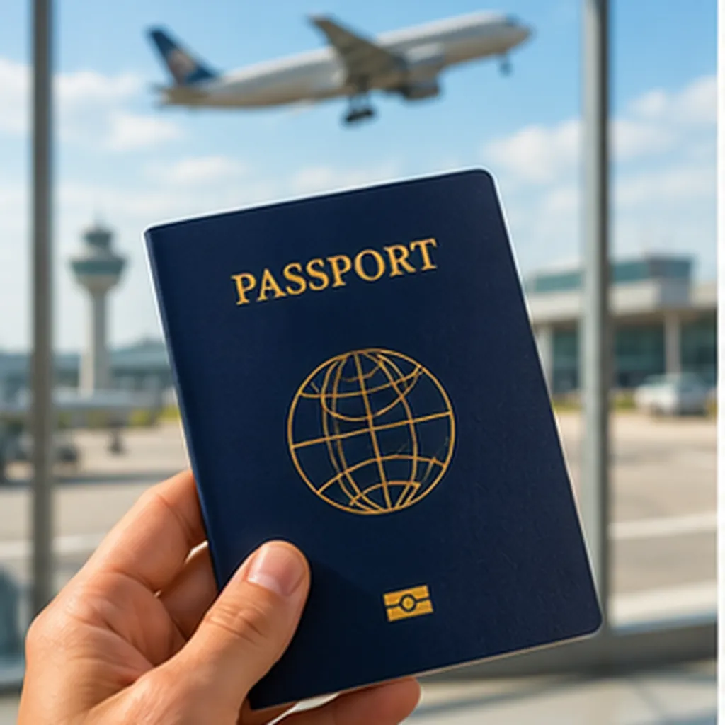Illustration of you need a little book called a passport to visit another country for the question "Why do you need a little book called a passport to visit another country?"