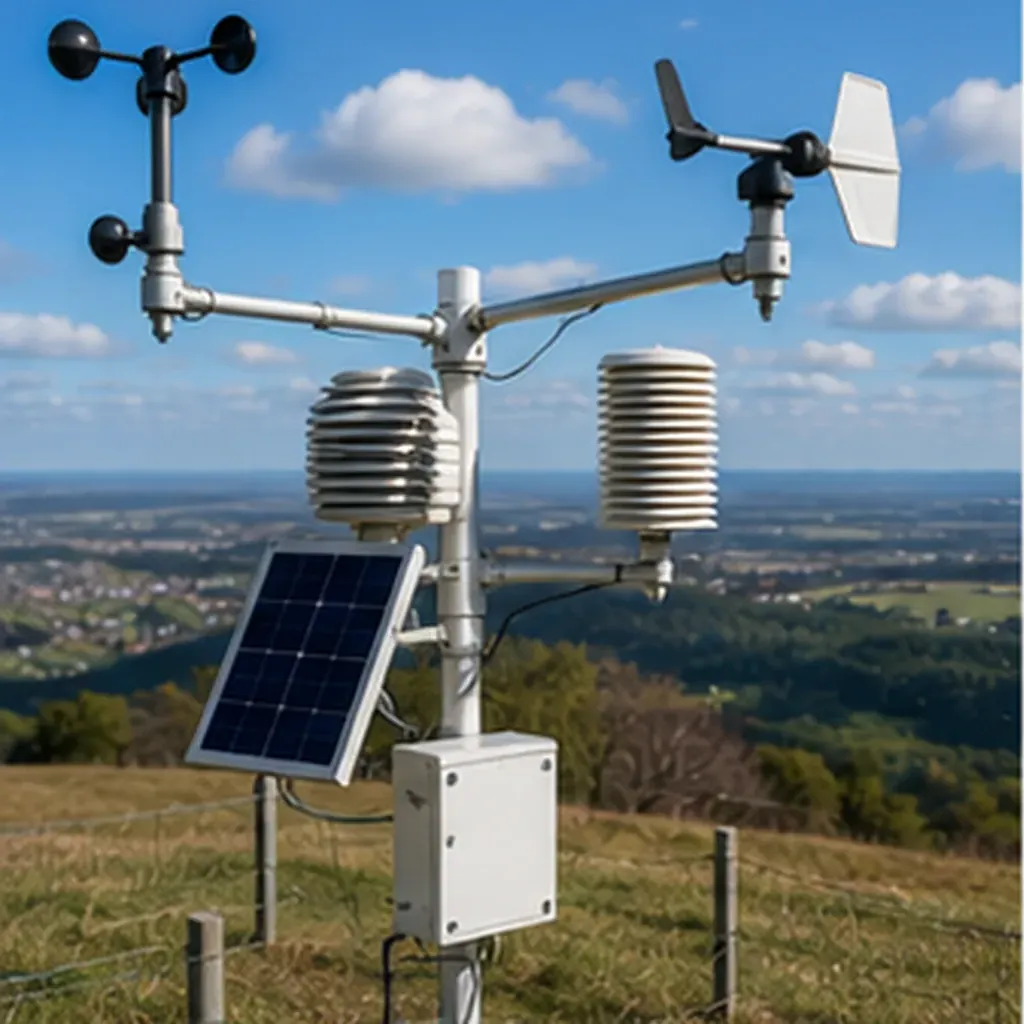 Illustration of weather stations gather clues to predict tomorrow's forecast for the question "How do weather stations gather clues to predict tomorrow's forecast?"