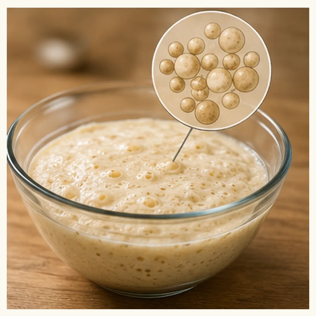 Illustration of yeast for the question "What is yeast?"