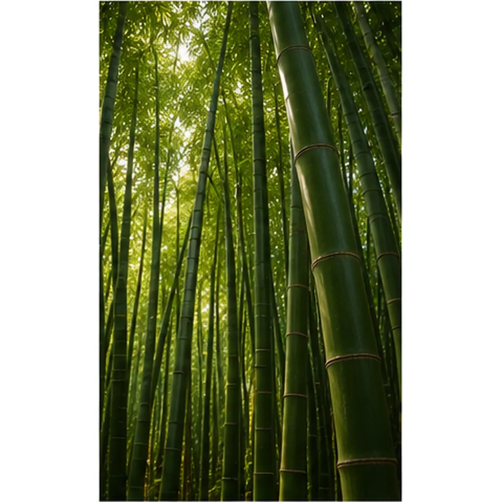 Illustration of bamboo plants grow so quickly for the question "Why do bamboo plants grow so quickly?"