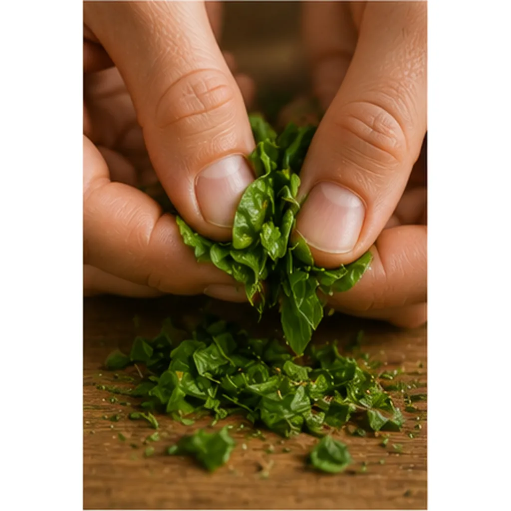Illustration of herbs smell stronger when you crush them for the question "Why do herbs smell stronger when you crush them?"