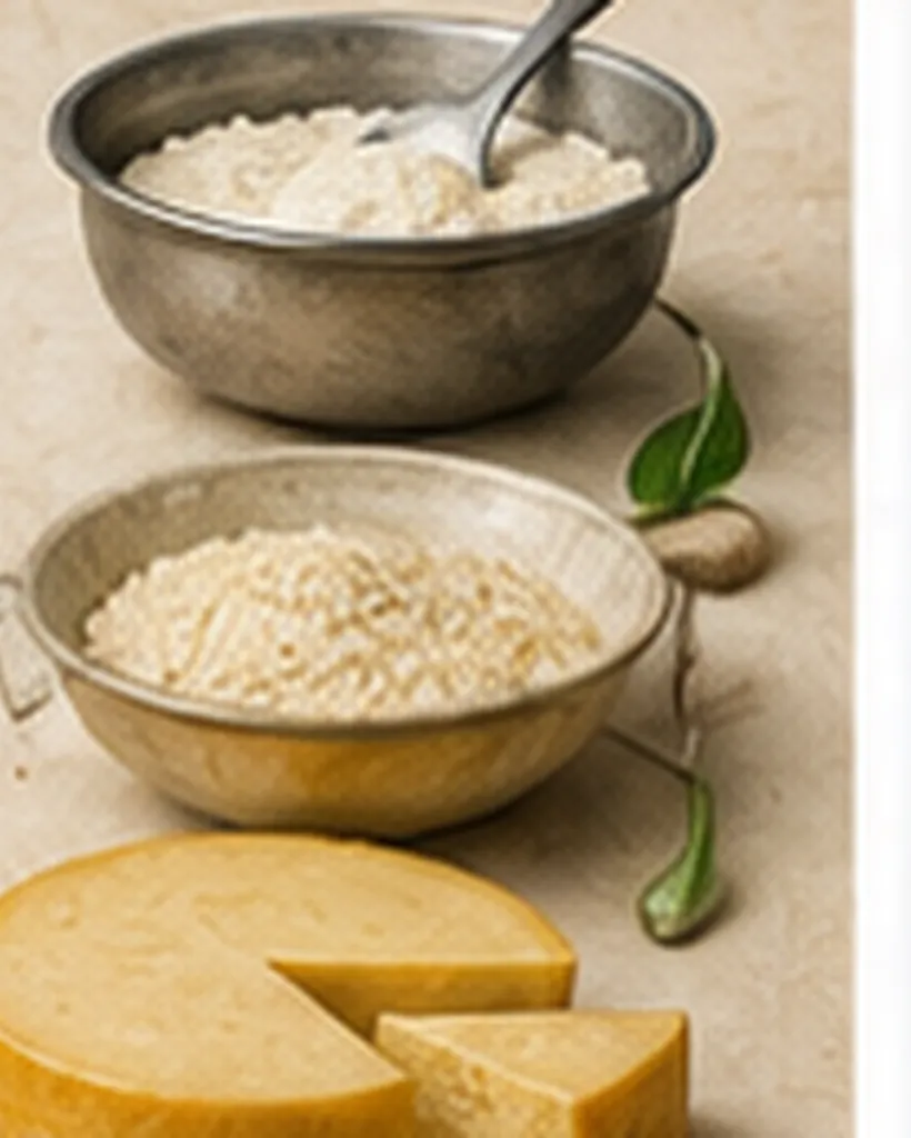 Illustration of cheese get made for the question "How does cheese get made?"