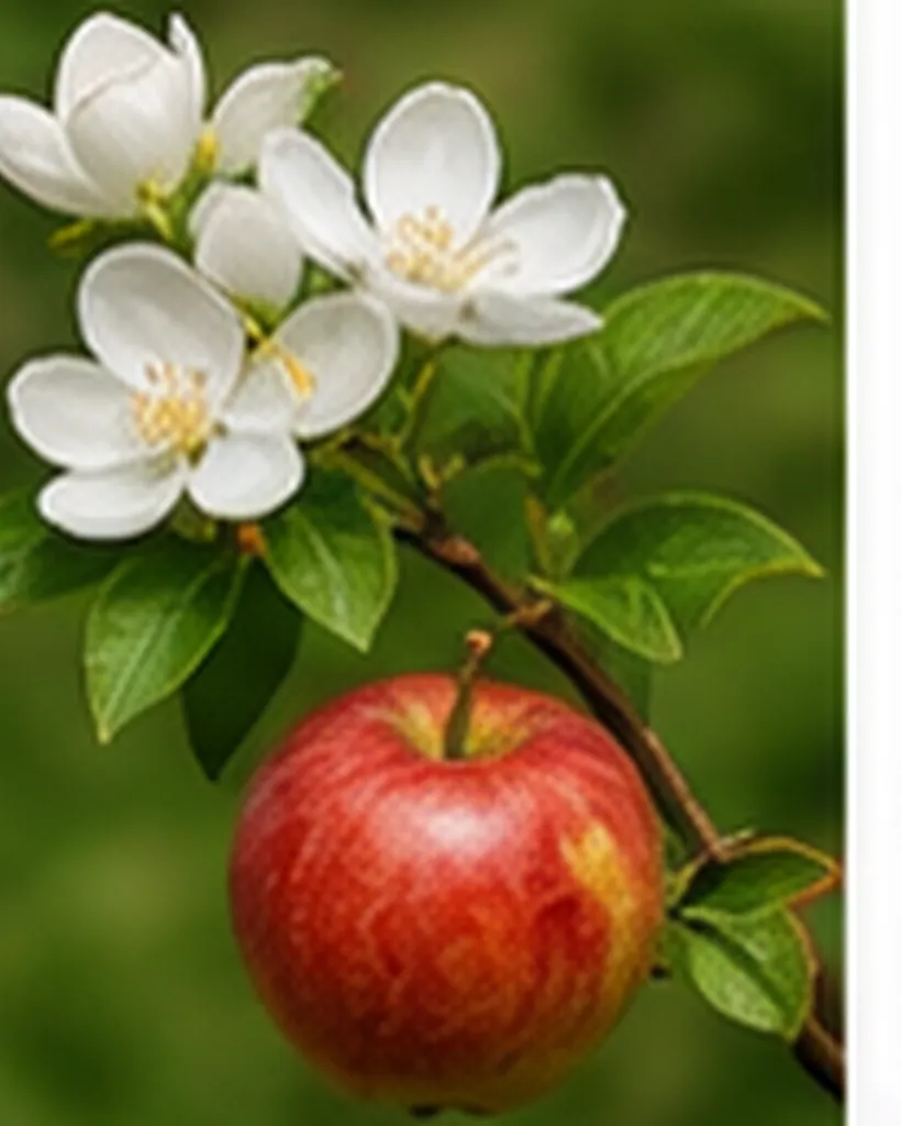 Illustration of flowers turn into fruit for the question "How do flowers turn into fruit?"