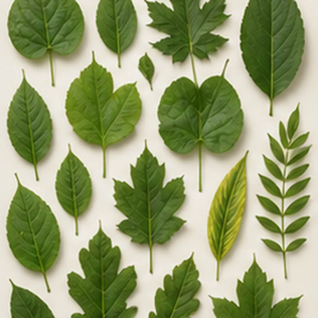 Illustration of leaves have different shapes for the question "Why do leaves have different shapes?"