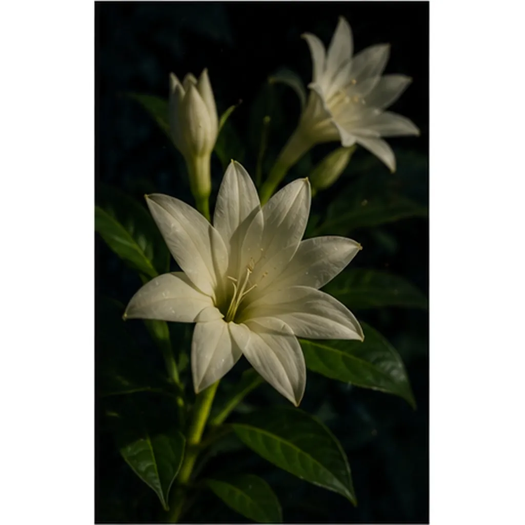 Illustration of some flowers smell strongest at night for the question "Why do some flowers smell strongest at night?"