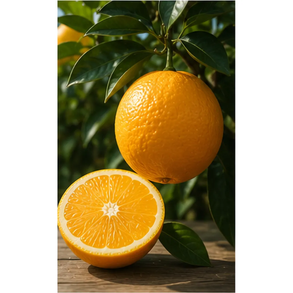 Illustration of oranges have thick peels for the question "Why do oranges have thick peels?"