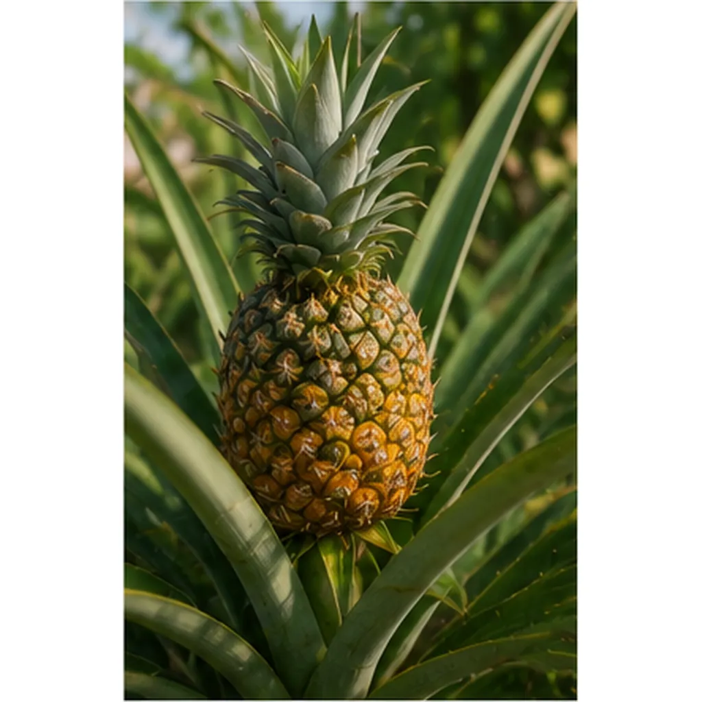 Illustration of pineapples have spiky leaves for the question "Why do pineapples have spiky leaves?"