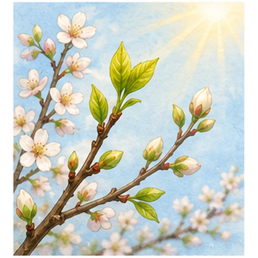 Illustration of plants know when it is spring for the question "How do plants know when it is spring?"