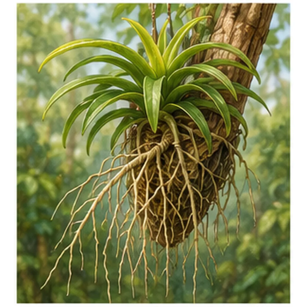 Illustration of some plants survive without soil for the question "Why do some plants survive without soil?"