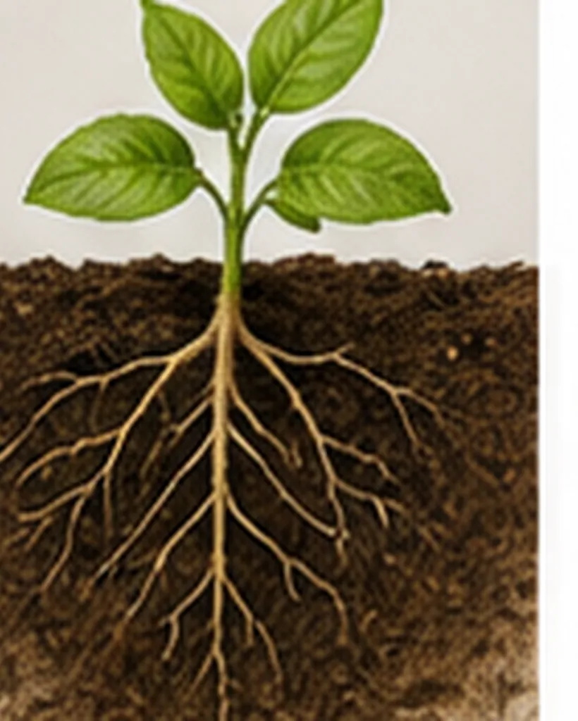 Illustration of plants need roots for the question "Why do plants need roots?"