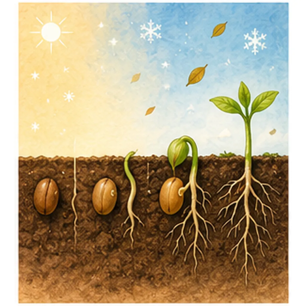 Illustration of seeds wait for years before growing for the question "How do seeds wait for years before growing?"