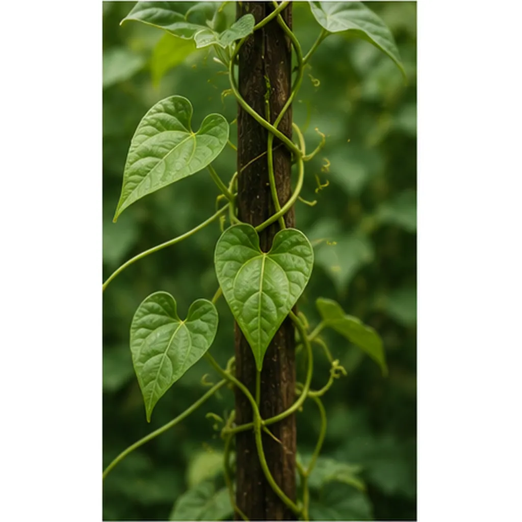 Illustration of vines climb instead of standing up for the question "Why do vines climb instead of standing up?"