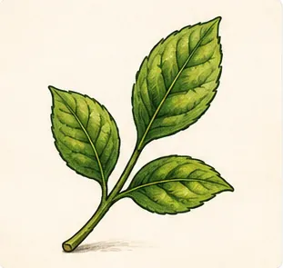 Illustration of leaves green for the question "Why are leaves green?"