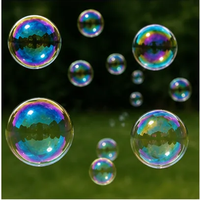 Illustration of bubbles pop for the question "Why do bubbles pop?"