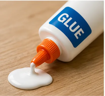 Illustration of glue stick for the question "Why does glue stick?"