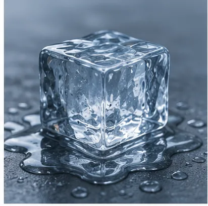 Illustration of ice melt for the question "Why does ice melt?"