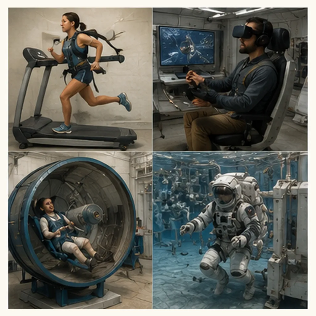 Illustration of astronauts train for space for the question "How do astronauts train for space?"