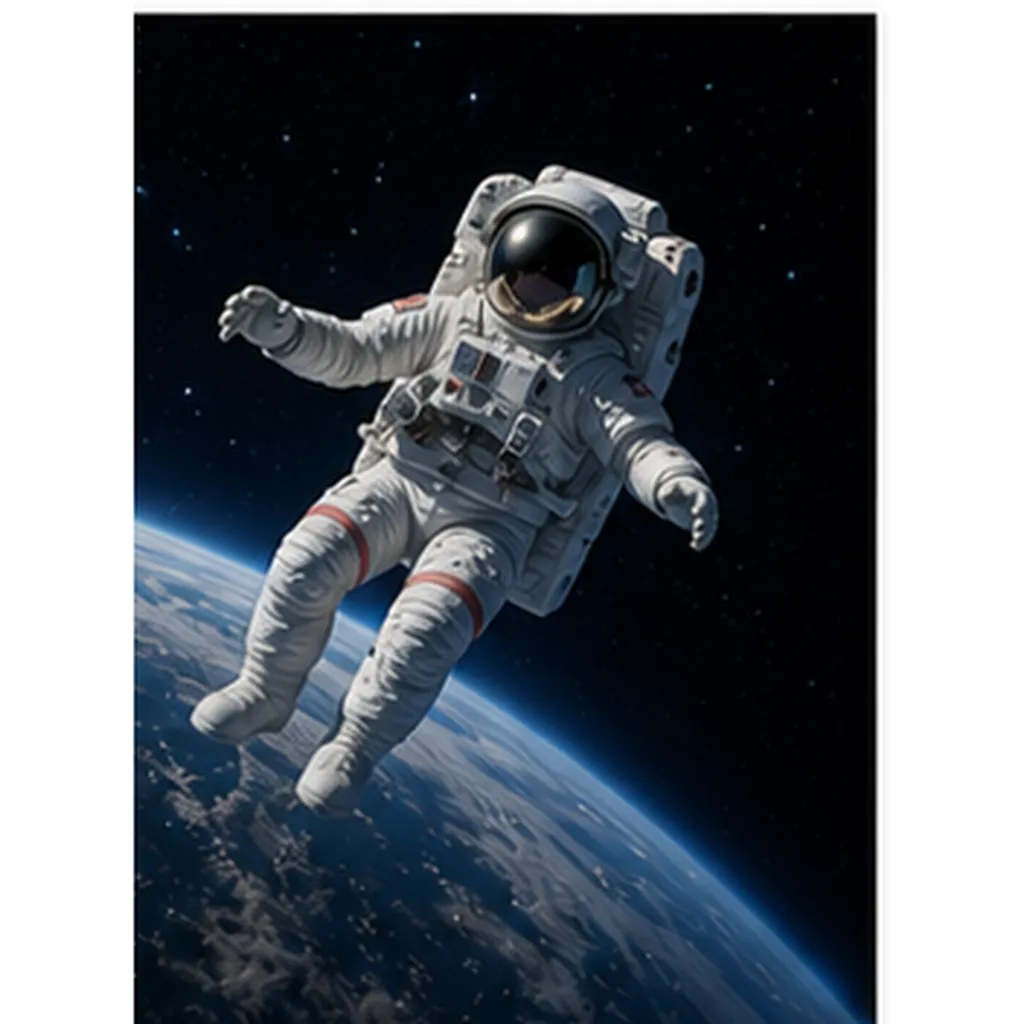 Illustration of astronauts feel weightless for the question "Why do astronauts feel weightless?"