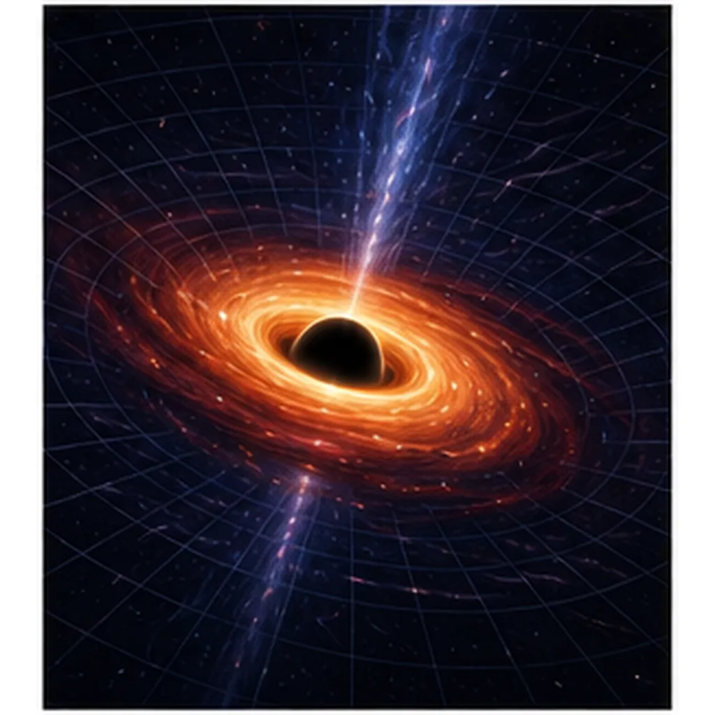 Illustration of black holes hide what is inside them for the question "Why do black holes hide what is inside them?"