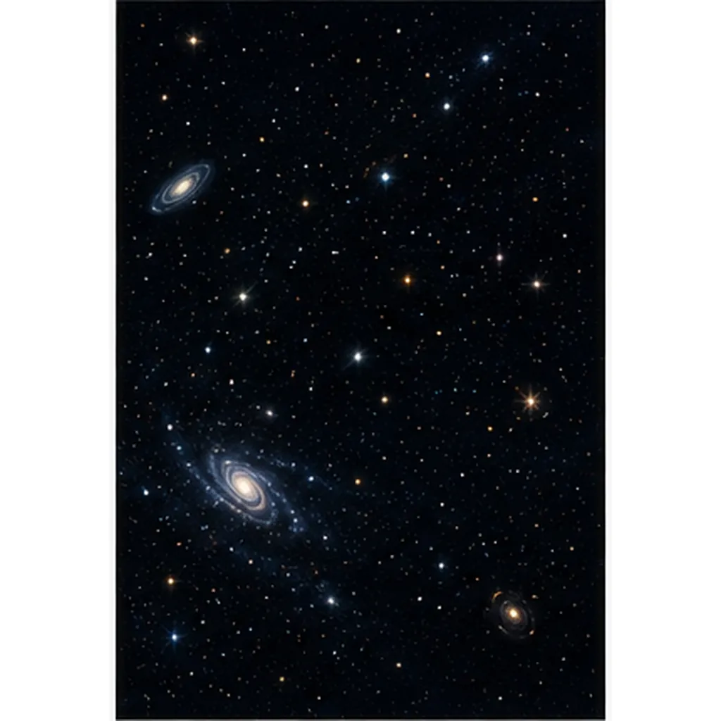 Illustration of space almost completely empty for the question "Why is space almost completely empty?"