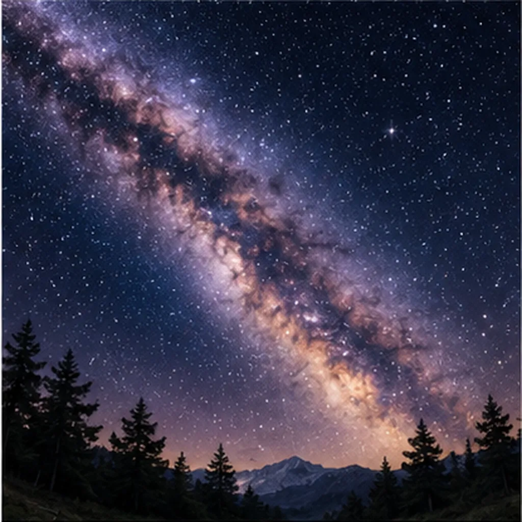 Illustration of the milky way for the question "What is the Milky Way?"