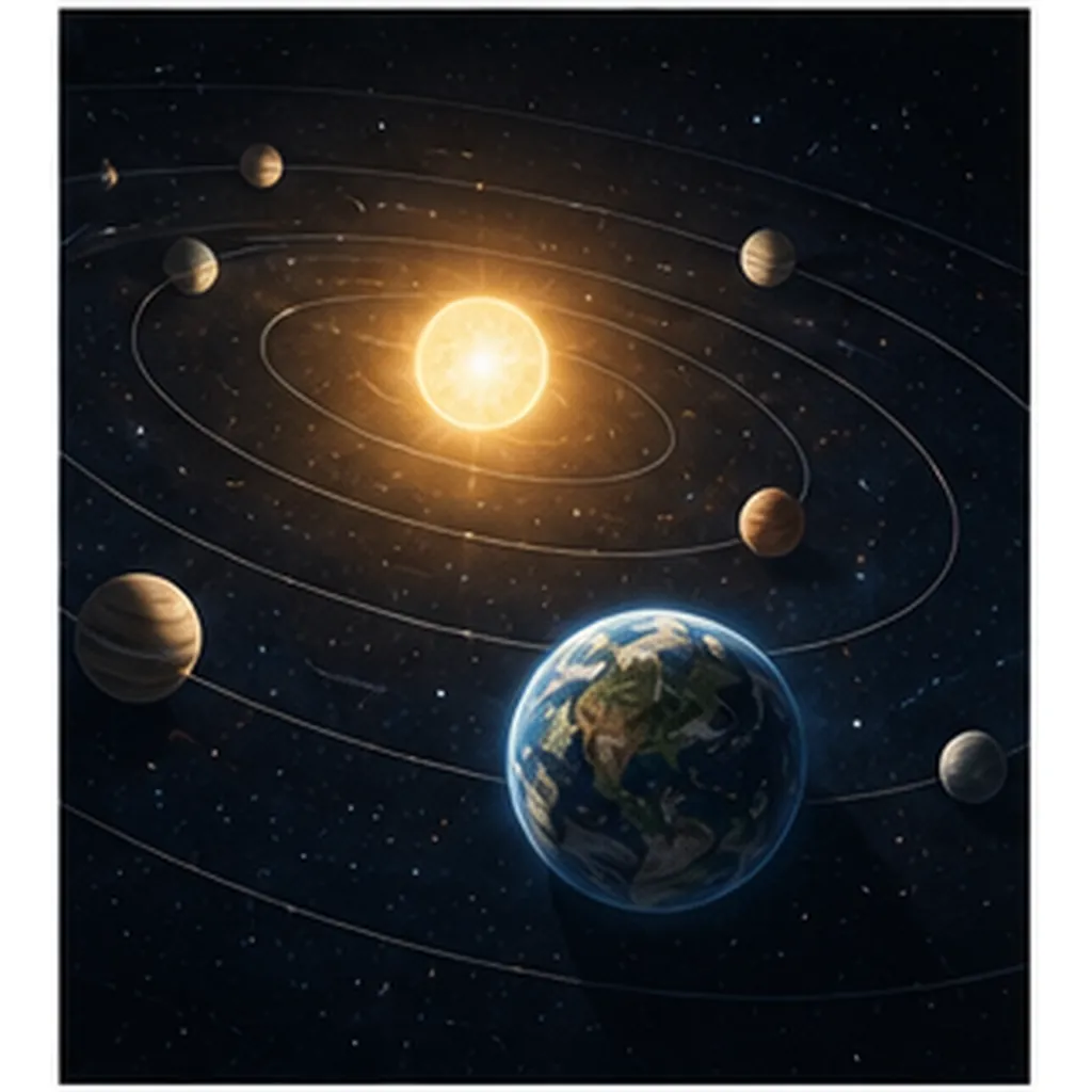 Illustration of might there be planets like earth somewhere else for the question "Why might there be planets like Earth somewhere else?"
