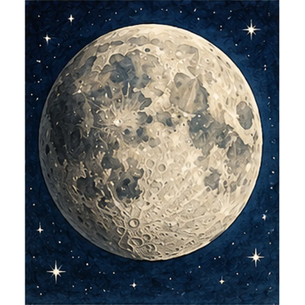 Illustration of the moon have so many craters for the question "Why does the Moon have so many craters?"