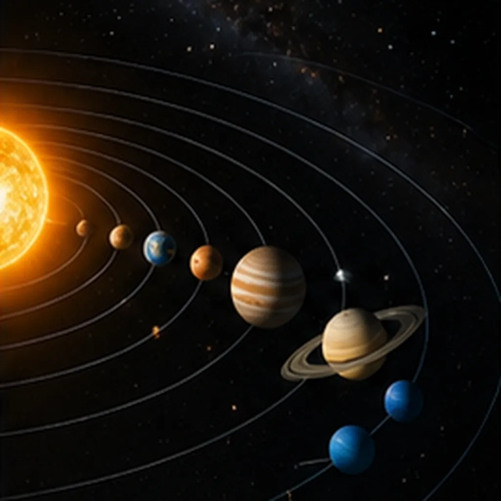 Illustration of planets not crash into each other for the question "Why do planets not crash into each other?"