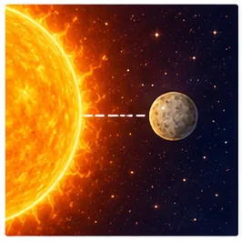 Illustration of which planet is closest to the sun for the question "Which planet is closest to the Sun?"
