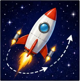 Illustration of rockets steer in space for the question "How do rockets steer in space?"