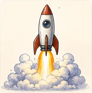 Illustration of rockets need so much power for the question "Why do rockets need so much power?"