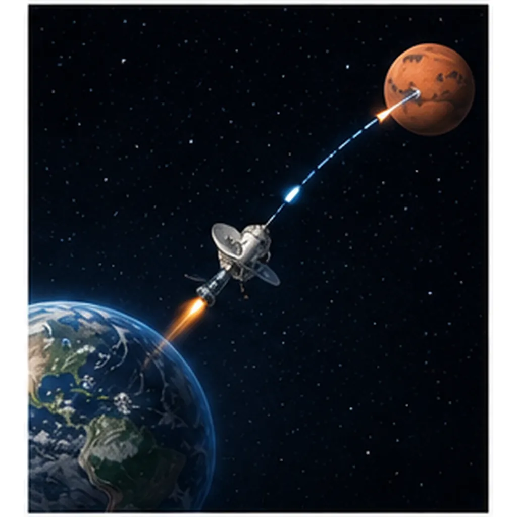 Illustration of space missions take so long for the question "Why do space missions take so long?"