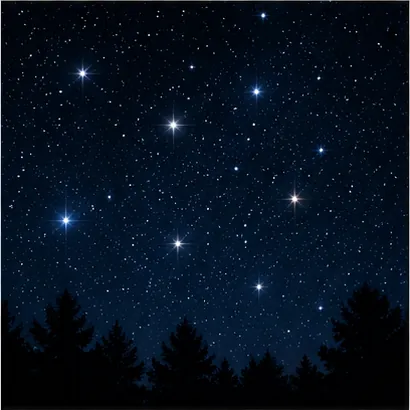 Illustration of stars seem to sparkle for the question "Why do stars seem to sparkle?"