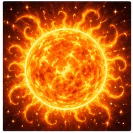 Illustration of stars made of for the question "What are stars made of?"