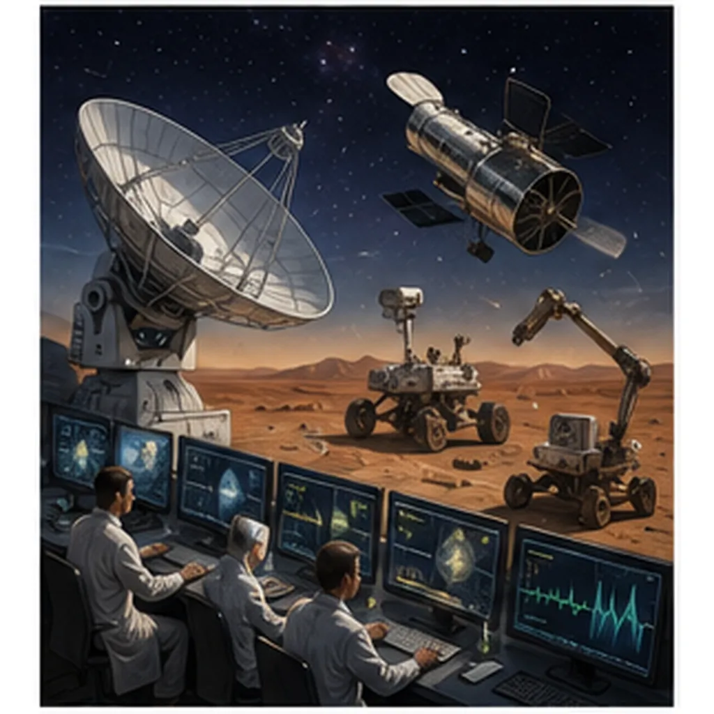 Illustration of scientists study things they cannot touch for the question "How do scientists study things they cannot touch?"