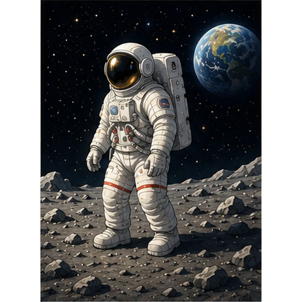 Illustration of astronauts wear white spacesuits for the question "Why do astronauts wear white spacesuits?"